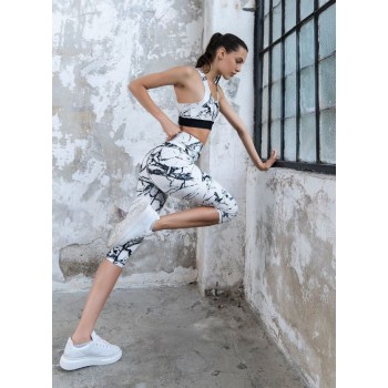 Lismina γυναικείο κολάν ψηλόμεσο κάπρι push up 975-WHITE MARBLE Lismina γυναικείο κολάν ψηλόμεσο κάπρι push up 975-WHITE MARBLE